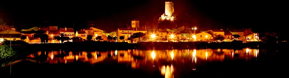 Gruissan village, la nuit