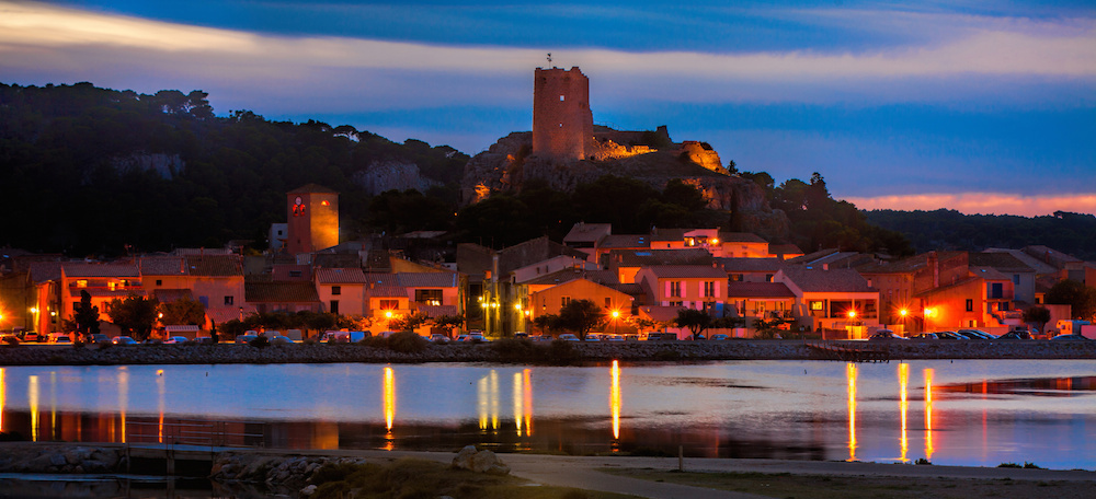 Gruissan village, la nuit